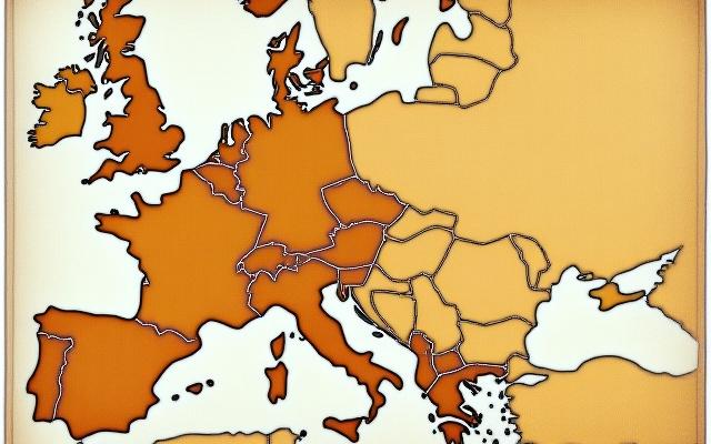 Stylized map illustration showing Eastern Europe, highlighting kvass origins